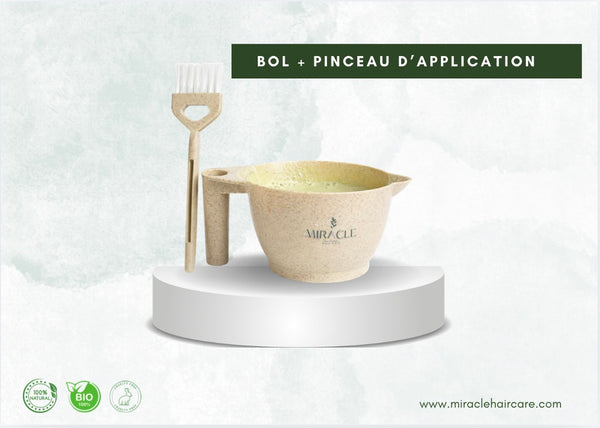Bol + pinceau d’application