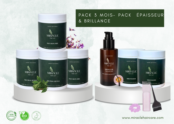 3 mois - Pack Épaisseur & Brillance
